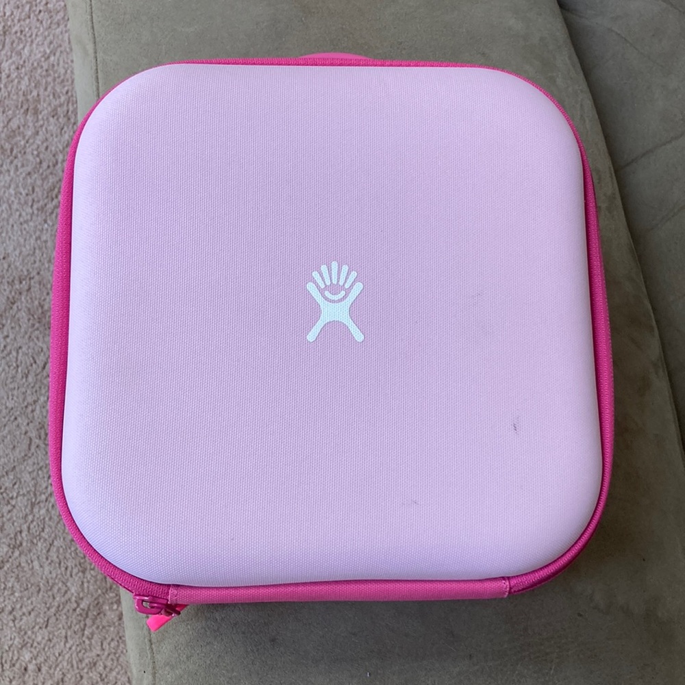 Hard, Two Tone Pink HydroFlask Lunch Box